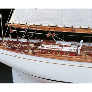 Dorade Fastnet Yacht 1931, Scara 1:20, Lungime 86.5 Cm, Navomodel Amati - Img 5