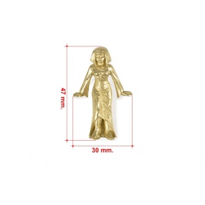 Figurina egipteana din metal EGYPTIAN pentru navomodele / hobby, Amati Italia - Img 2
