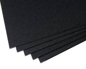 Foaie de KYDEX CALCUTTA BLACK - 2.03 mm grosime