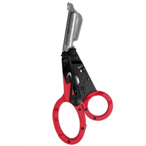 Foarfeca multifunctionala SOG ParaShears Red, 11 functii, Compound Leverage, foarfeca medicala de salvare cu husa nylon - Img 5