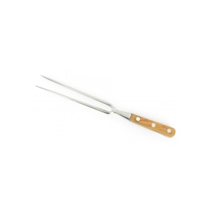 FOURCHBOLIVIER Furculita baioneta, olive, lungime 17cm, otel carbon, maner din lemn de maslin, Sabatier Au Carbone - Img 2