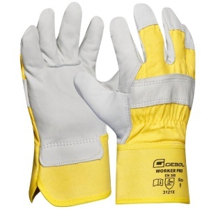 Gebol 709209, Manusi de protectie Worker Pro, din piele de vaca, uz profesional, marimea 10.5/XL - Img 2