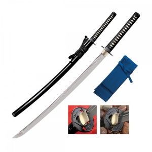 Katana Cold Steel Warrior Series cu lamă din oțel carbon 1055 – CS-88BKW - Img 1