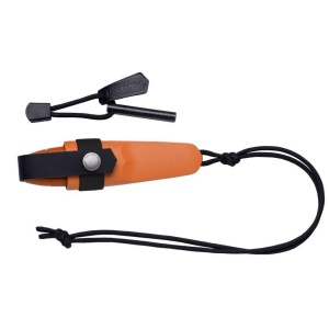Kit Cutit de gat Morakniv Eldris Portocaliu cu amnar- Outdoor si Supravietuire