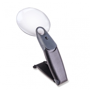 Lupa de mana FreeHand putere 2.5x/5.5x cu led, Carson