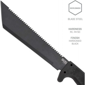 Maceta SOG SOGfari Tanto Machete 10", otel 3Cr13, lama Tanto 254 mm - Img 3