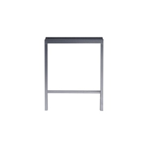 Masă de lucru 1200x600x30 mm, din lemn de fag cu picior metalic dublu - Img 4