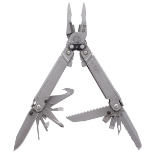 Multitool SOG PowerAccess Assist Stone, 21 functii, otel 5Cr15MoV, deschidere asistata
