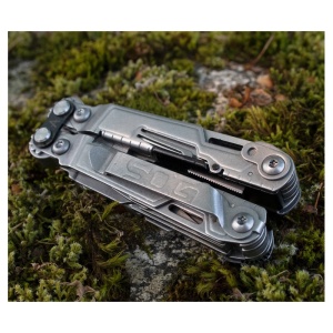 Multitool SOG PowerLitre, 18 functii, otel 5Cr15MoV, Compound Leverage, finisaj Stonewash - Img 14