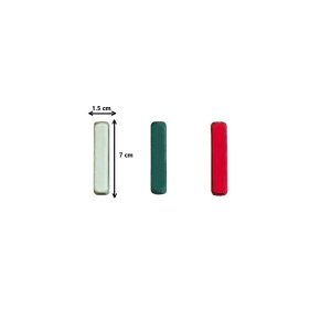 P03 Set compus mic de ascutire 3 x 25gr (Verde, Rosu, Alb), BeaverCraft - Img 4
