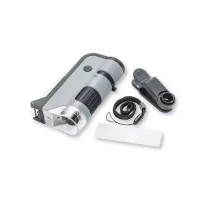 Pachet MicroFlip cu diapozitive si Microscop de buzunar Carson cu LED-uri UV - Img 3