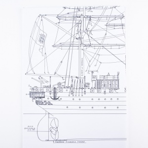 Planuri constructie navomodel Amati, Amerigo Vespucci - Img 3