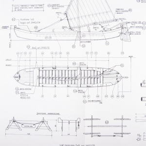 Planuri constructie navomodel, Caorlina, Scara 1:30, Amati Italia - Img 3