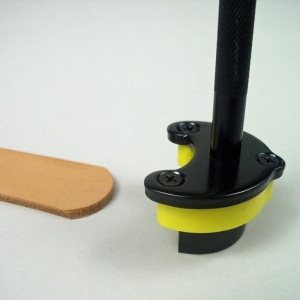 Preducea rotunda de capat pt curele piele max 42mm latime