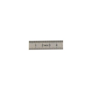 Rigla flexibila INOX pielarie, 300mm