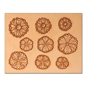 Sablon pielarie modele "Flori 2" - Tandy Leather SUA - Img 2