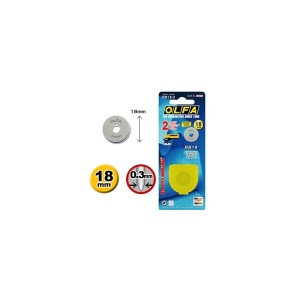 Set 2 lame rotative 18 mm OLFA RB18-2 Japonia - Img 2