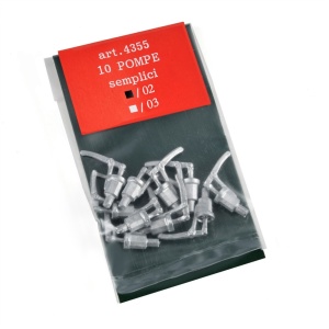 Set 2 pompe simple din metal pentru navomodele, 13mm, Am - Img 2