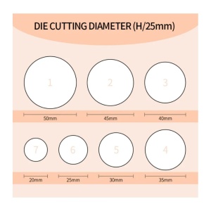Set 7 stante rotunde WUTA