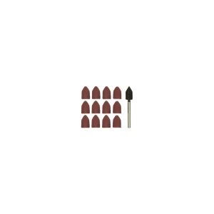 Set ax si tamburi conici, din corindon, 9x13mm, GR80 si GR150 , Proxxon 28987 - Img 5