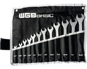 Set chei fixe WGB, 8 piese, crom-vanadiu