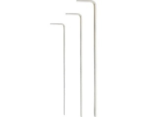 Set chei hexagonale lungi WGB 2/2,5/3 mm, 3 piese, crom-vanadiu