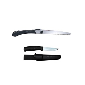 Set cutit, Morakniv Companion Heavy Duty si fierastrau Tajima