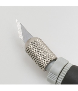 Set Cutter/cutit metalic de precizie cu cap pivotant + 80 LAME SCHIMB, VARF 30/45°+PLACA TAIER A3- NT Cutter - Img 5