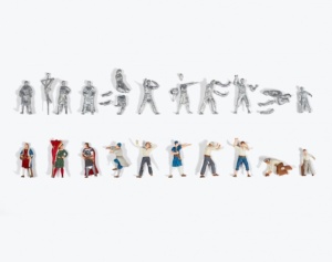 Set de 10 figurine din metal pentru caravelă și galion - Artesania Latina