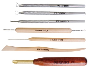Set de 7 piese pentru modelare lut, Pebaro