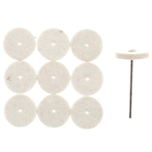 Set discuri pentru lustruire, din pasla, 22mm, Proxxon 28798 - Img 2