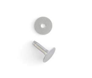 Set nituri cu saibe finisaj aluminiu pentru pielarie Tandy Leather, 9 mm