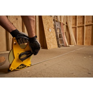 Stanley 2-34-824, ruleta deschisa fatmax cu banda din fibra de sticla 60m, mulinare rapida, tru-zero, 60m x 19mm, blister - Img 6