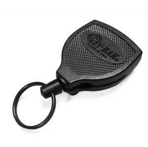 Suport de chei XXL+ retractabil cu cablu kevlar de 120 cm, pentru stangaci, Heavy Duty Key-Bak - Img 4