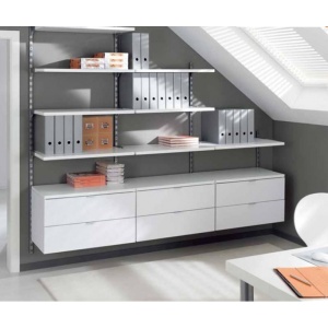 Suport dublu raft pe sina Dolle Double Slot 170mm, pentru rafturi modulare - Img 7