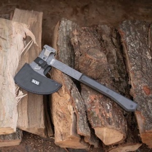 Topor bushcraft SOG Tactical Bushcraft Hatchet, otel 5Cr15MoV, muchie 108 mm - Img 8