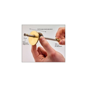 Veritas Tija cu micro-reglaj pentru Wheel Marking Gauge 05N3641 - Img 9
