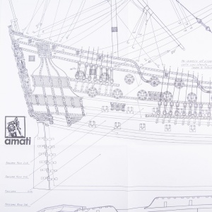1016 Planuri constructie navomodel Amati HMS Prince - Img 2
