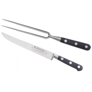 1110DECFOURCHB Set cutit si furculita baioneta, cutie cadou, lungime 20cm, Sabatier Authentique