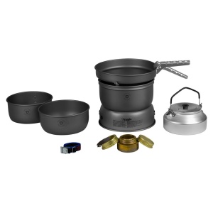 150252 25-2 HA Set serie 25 din ALUMINIU ANODIZAT, pentru gatit in camping, Trangia