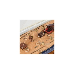 1700/85 ENDEAVOUR-J Class Yacht, Goeleta - 1934 - UK Challenger, Scara 1:50, Navomodel Amati, Carena din lemn - Img 5