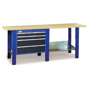 2000-25 Banc de lucru 2000 mm cu blat din lemn de fag multistrat - Img 2
