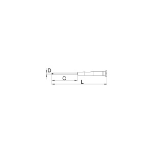 621E Surubelnite, modelism/hobby cu profil TORX, Unior - Img 2