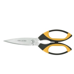 733020-g Foarfeca pentru kevlar / fibra de carbon / compozite, 20cm , curba cu o lama serata, Kretzer