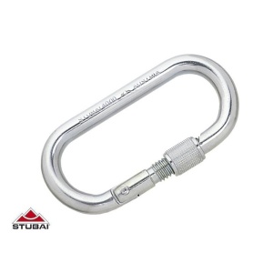 982501 Carabina din otel OVAL 40 kN cu surub, Stubai - Img 2