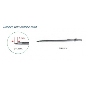 Ac de trasat cu varf de carbura 145 mm, KLASS - Img 2