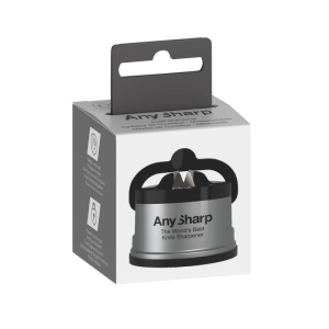 ANY- Essentials Silver Dispozitiv de ascutit cutite cu carcasa plastic, Silver, Anysharp - Img 4