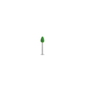 Biax sculptura lemn SABURR - Cap 1/4" forma flacara aspru - Img 2