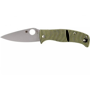 Briceag Caribbean™ G-10 Negru/Galben Leaf, Spyderco