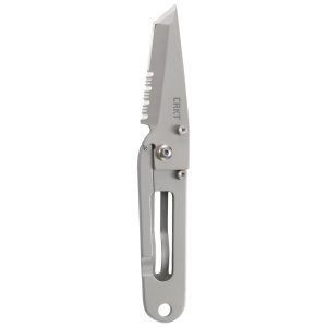 Briceag K.I.S.S. Silver w/Triple Point Serrations, CRKT